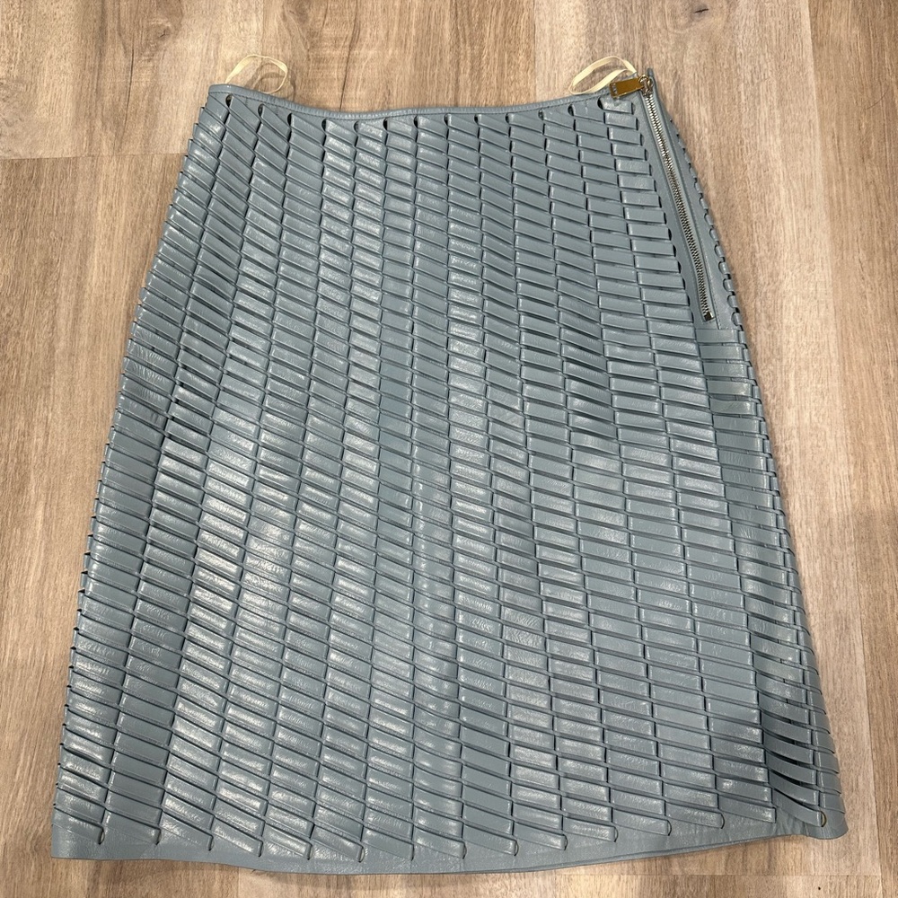 Bottega Veneta Leather Skirt